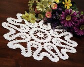 Beautiful Crochet  swirl doily