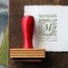 Custom Return Address Stamp // GARDEN // typeset