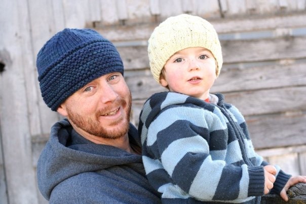 Knit Hat PATTERN ... PDF file ... Chunky Brimmed Stull Cap