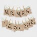 large alphabet word game tiles - printable file - for banners, wedding decorations and photo props
