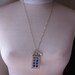 DONT BLINK. Police Box Necklace with Weeping Angels