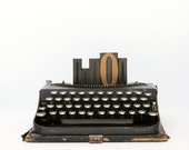 Vintage Letterpress Letters // Wood Letters // Set of Five - vintageavacado