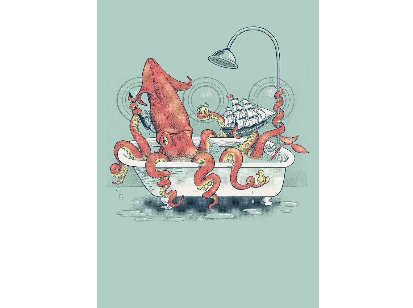 Kraken Bath Time