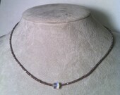 Swarovski Crystal Cube necklaces -- shiny purple