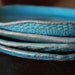 Turquoise ceramic dinner plates - personalized wedding gift - stoneware dishes - Set of 4 ceramic tableware dinnerware