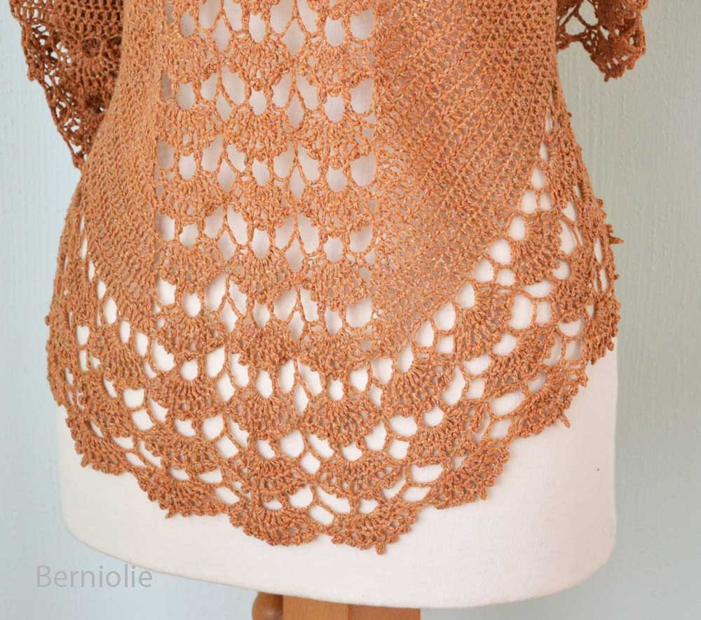 INSTANT DOWNLOAD, SPRING, Crochet shawl pattern pdf