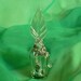 Glass Bottle, Fantasy Art Jar, Home Decor by mystic2awesome