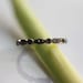 Gold Leaves Pavé Black Diamond Eternity Ring (size 3.5 - 7) - Made To Order (One Piece)