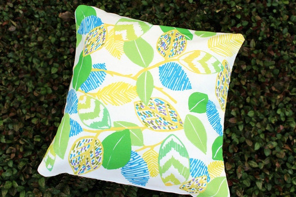 Spring Leaves Pillow