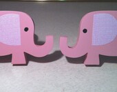 Elephant Curtain Hold Backs wooden elephants