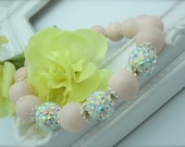 PRINCESS RULES - Beautiful Pink Mother of Pearls With Crystals