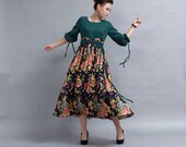Linen Floral print dresses (279)