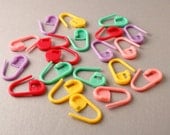 Colourful Padlock Style Locking Stitch Markers or Row Markers for Knitting and Crochet