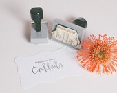 let's have some cocktails // custom stamp