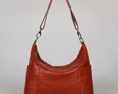 Leather hobo Jolie large brown---Adeleshop handmade Leather bag Messenger Diaper bag Shoulder bag Tote Handbag Hip bag Women