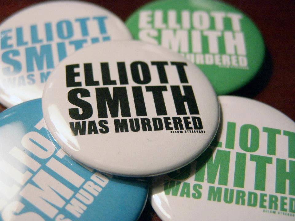 elliott smith was murdered 2.25 inch button