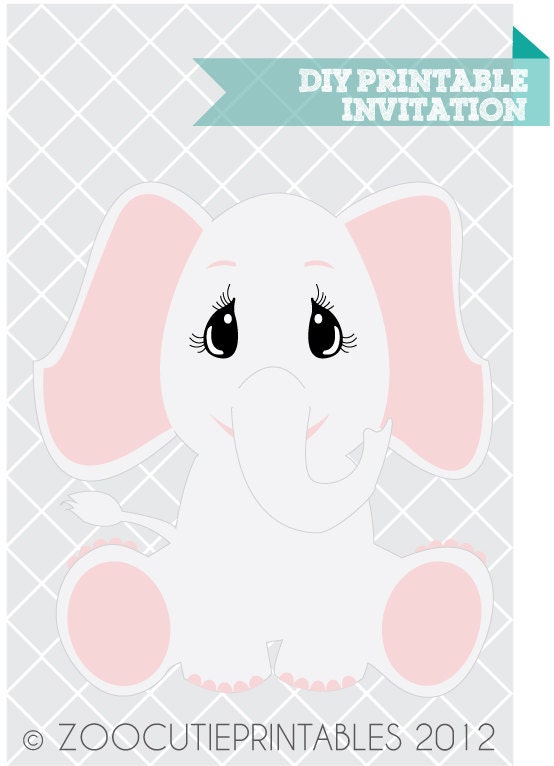 DIY Elephant Invitations