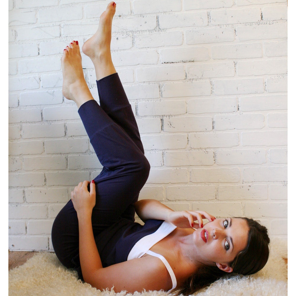 organic cotton pajama or lounge pant - GARÇON womens sleepwear range - made to order