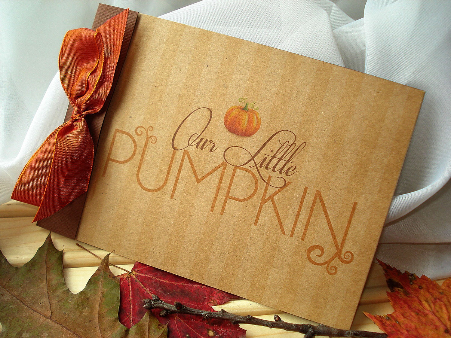 Little Pumpkin Rustic Baby Shower Invitation... SAMPLE