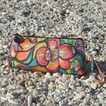 Wilcox-Sasaki 2013 Collection "Malia Clutch" with Botanical Bloom Print