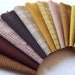 Hand Dyed Felted Wool, 8in.x 8in. - Brown - for Applique, Penny Rugs, Sewing Projects / W1188