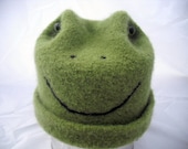 Felted Frog Hat