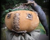 Primitive Pumpkin Make Do Halloween