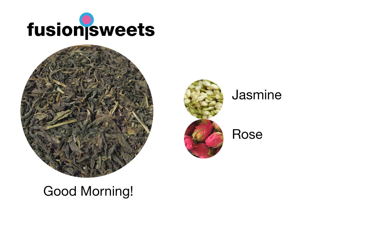 Jasmine Rose Green Tea - 1 oz Loose Leaf Tea