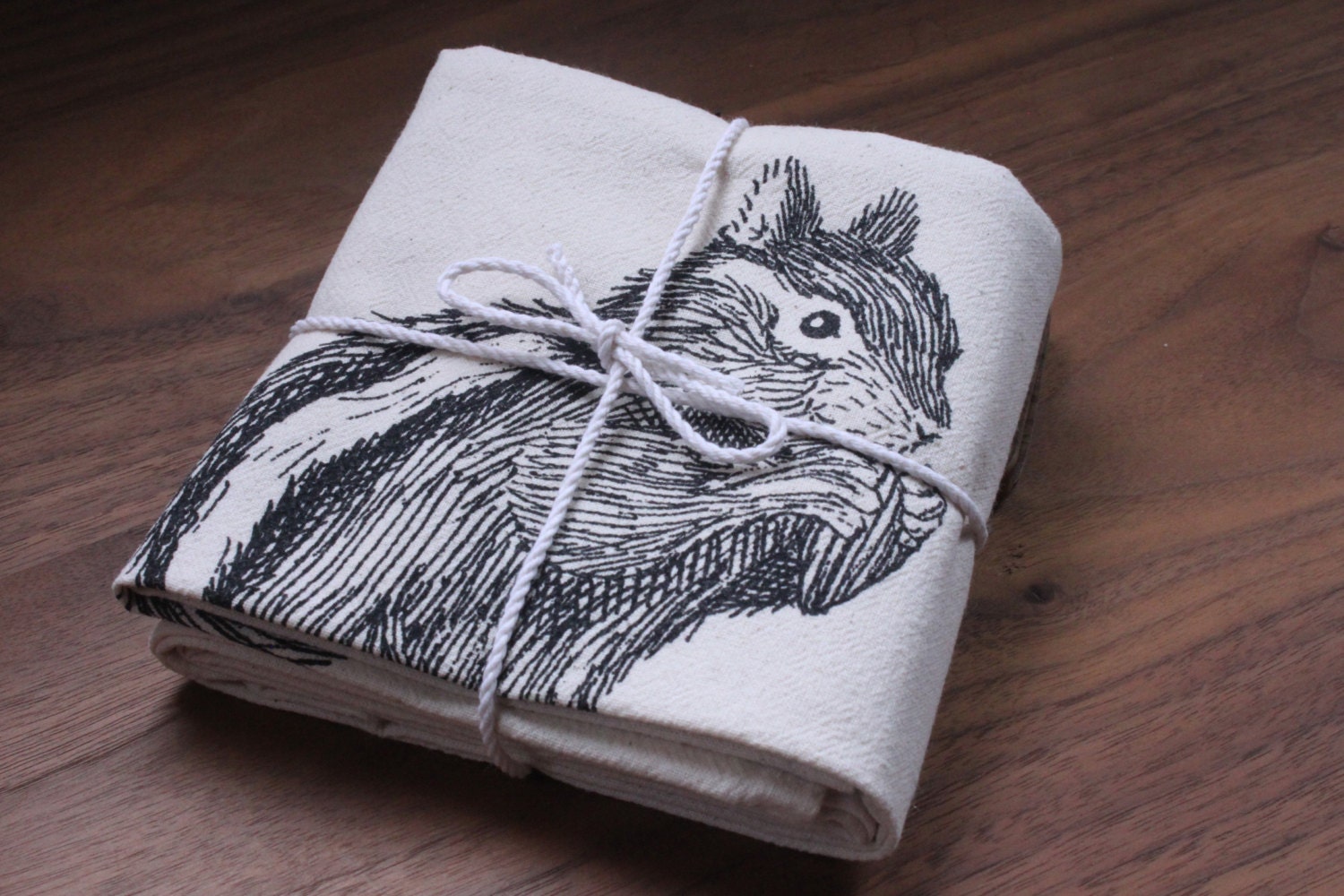 Chipmunk Flour Sack Towel