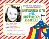 Carnival Fun Birthday Party Invitation