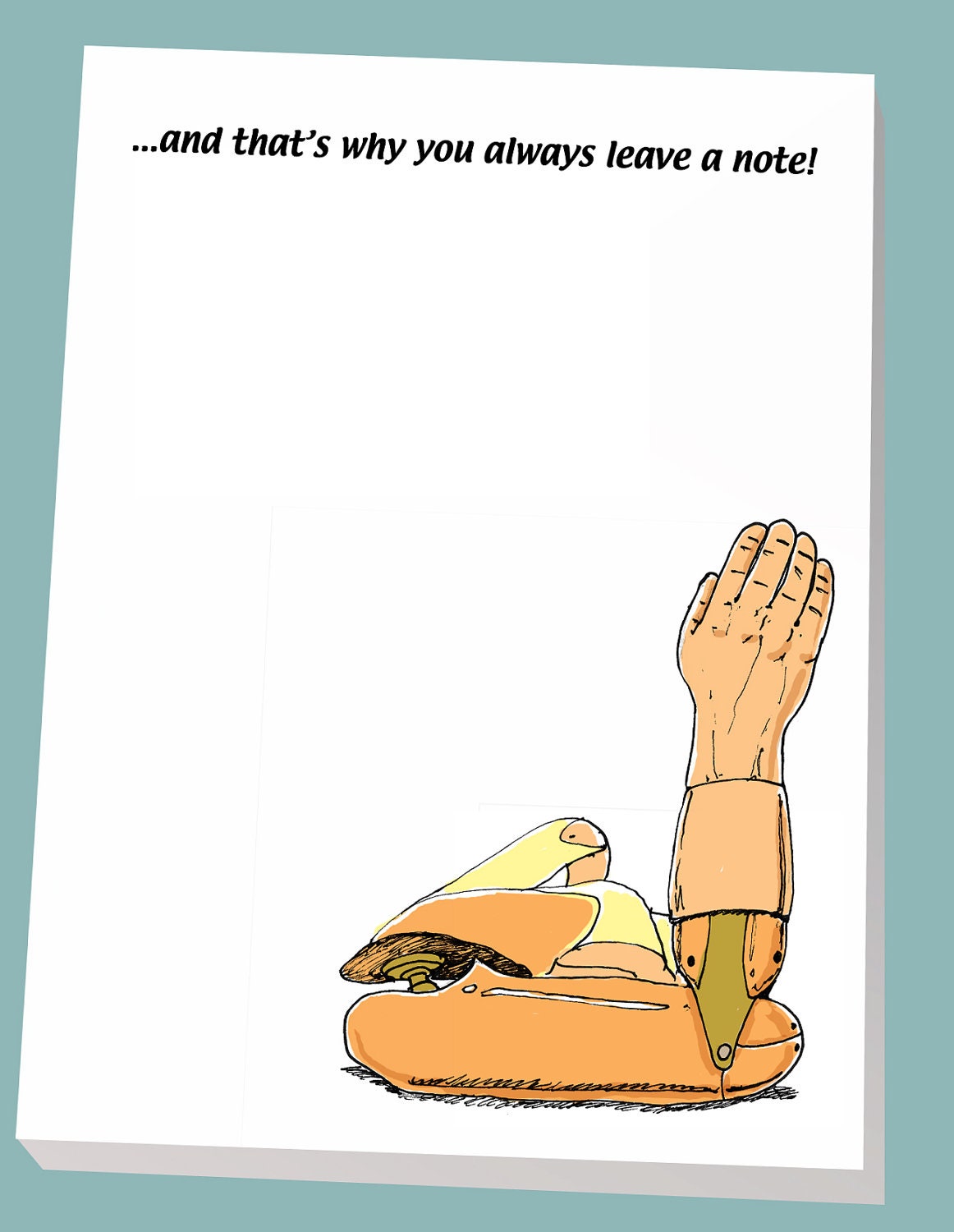 Ready To Ship - Always Leave a Note Pad, Magnetic - Arrested Development