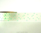 Small Aqua Green Triangle Washi Tape (Chugoku) -  gift packaging or card making