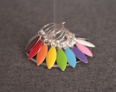wine charms with enamel drops, set of 10 . prost