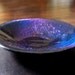 Art Dish Midnight Blue Iridescent Fused Glass - Home Decor
