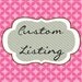 Custom - Large Happy Birthday plus cake bunting