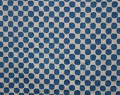 Fabric Destash -- Blue Geometric -- 1 yard