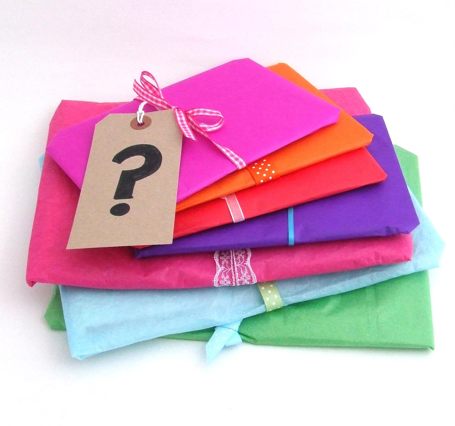 Instant Collection of Mystery Prints Set of 5 A5 Gocco Prints