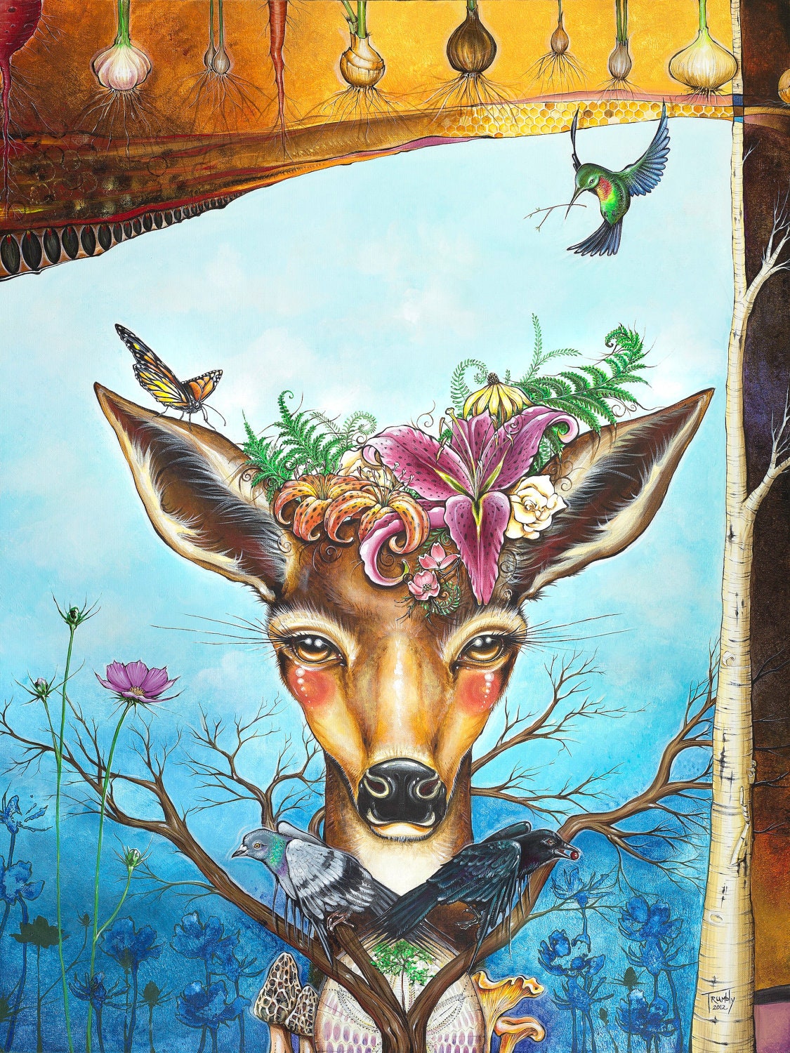 Home, Eco paper print