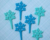 Snowflake Cupcake Picks (12) Il_170x135
