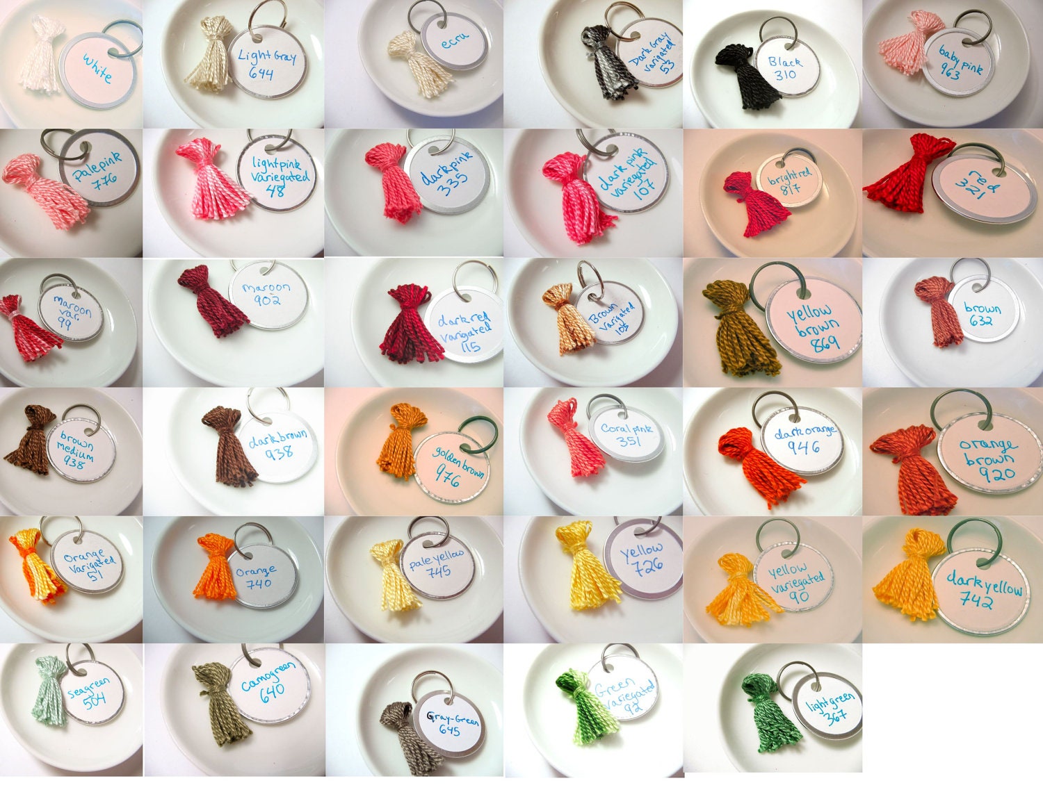 Thread and Bead Color Sample