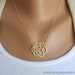 Rose Necklace - gold dainty rose pendant suspended - Gold Filled Fine Chain - morganprather