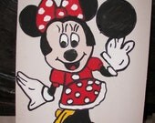 Minnie   Mouse  Bean toss with 4  bean bags