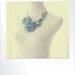 Gray Chiffon Flower Necklace