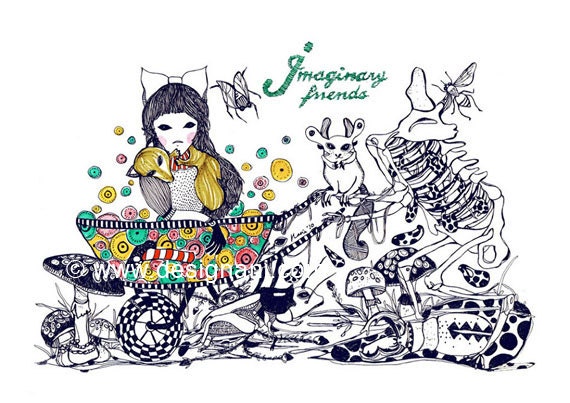 A4 Original - Imaginary Friends