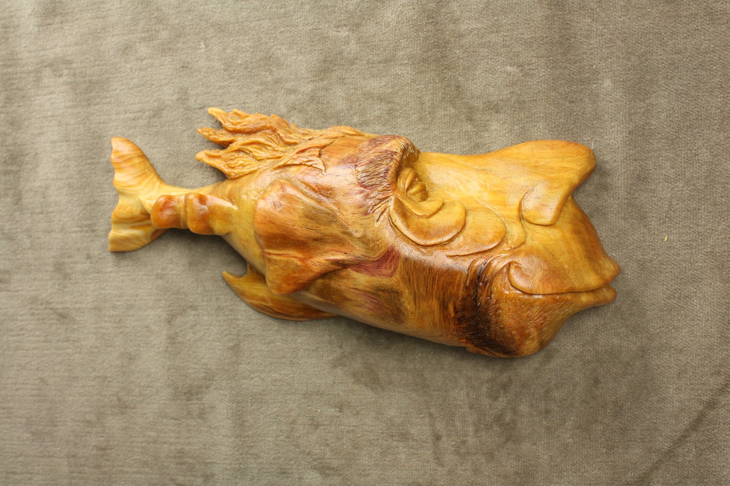 Wood Carving Fish