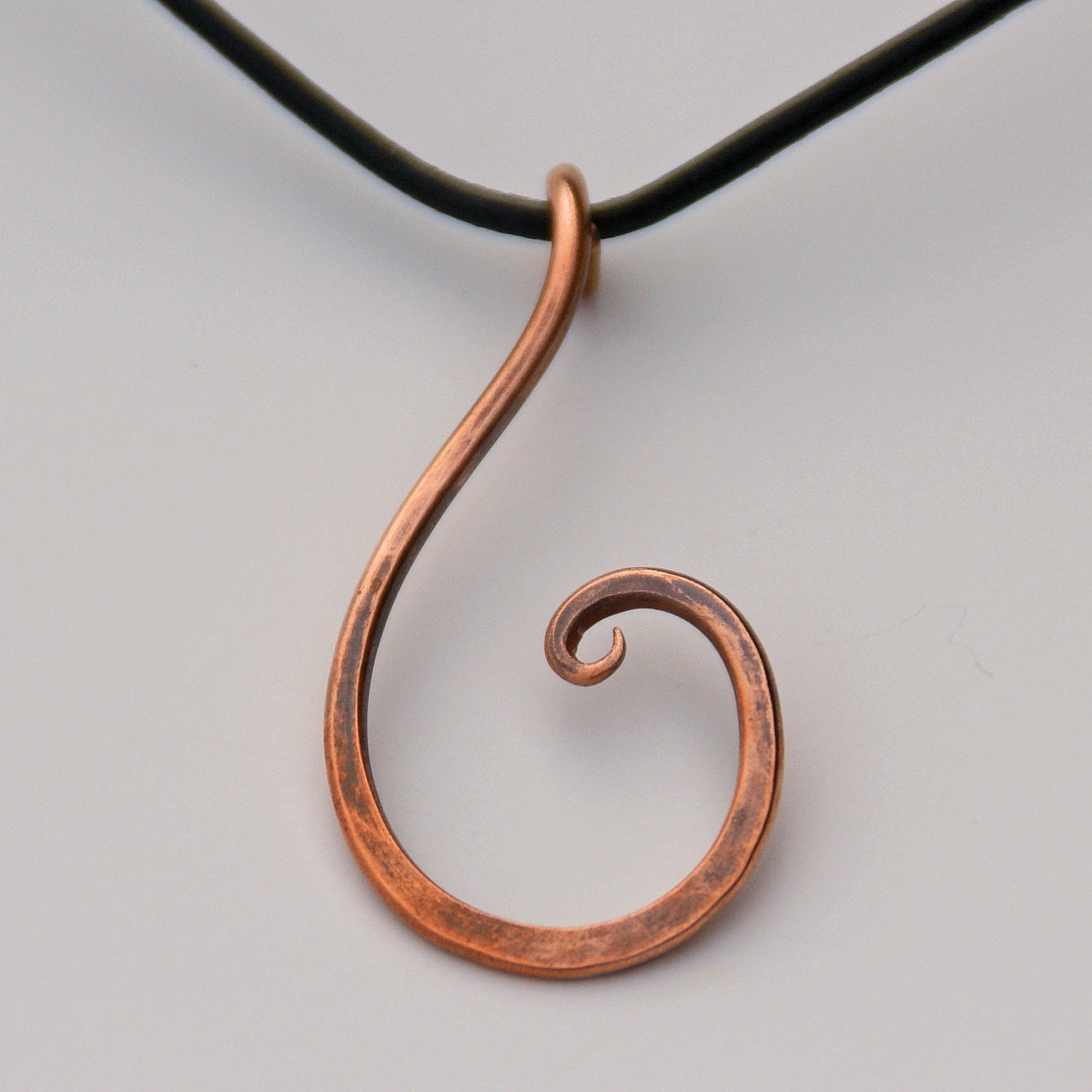 Maori Style Copper Hook Necklace