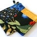 Modern Quilted Potholder Set - Floral and Jewel Tones
