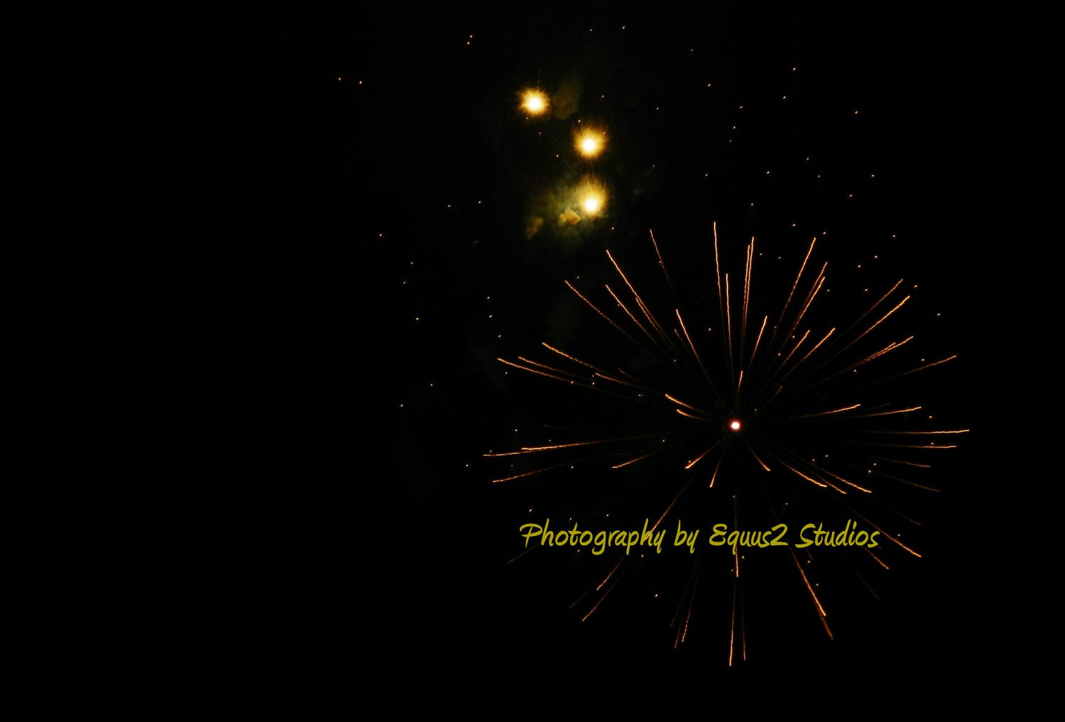 Abstract Modern Art Photography, Cosmic Celestial Universe Fireworks Photo Print - 11 x 14"