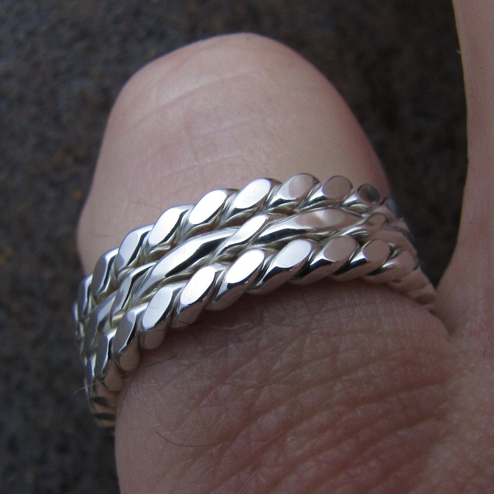 Stacking Rings Set of 3 mix and match