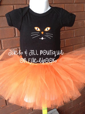 kitty cat costume shirt only for Halloween 3m, 6m, 9m, 12m, 18m, 24m, 2t, 3t, 4t, 5t, 4/5, 6/6x, 7/8 - DesignsbyMichelleL